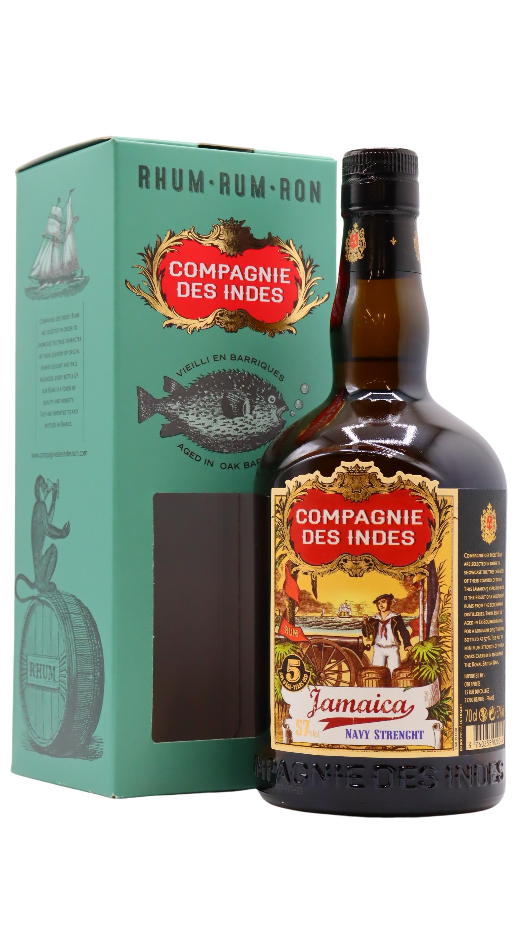 Compagnie Des Indes - Navy Strength Jamaican 5 year old Rum | Liquor Store  Online