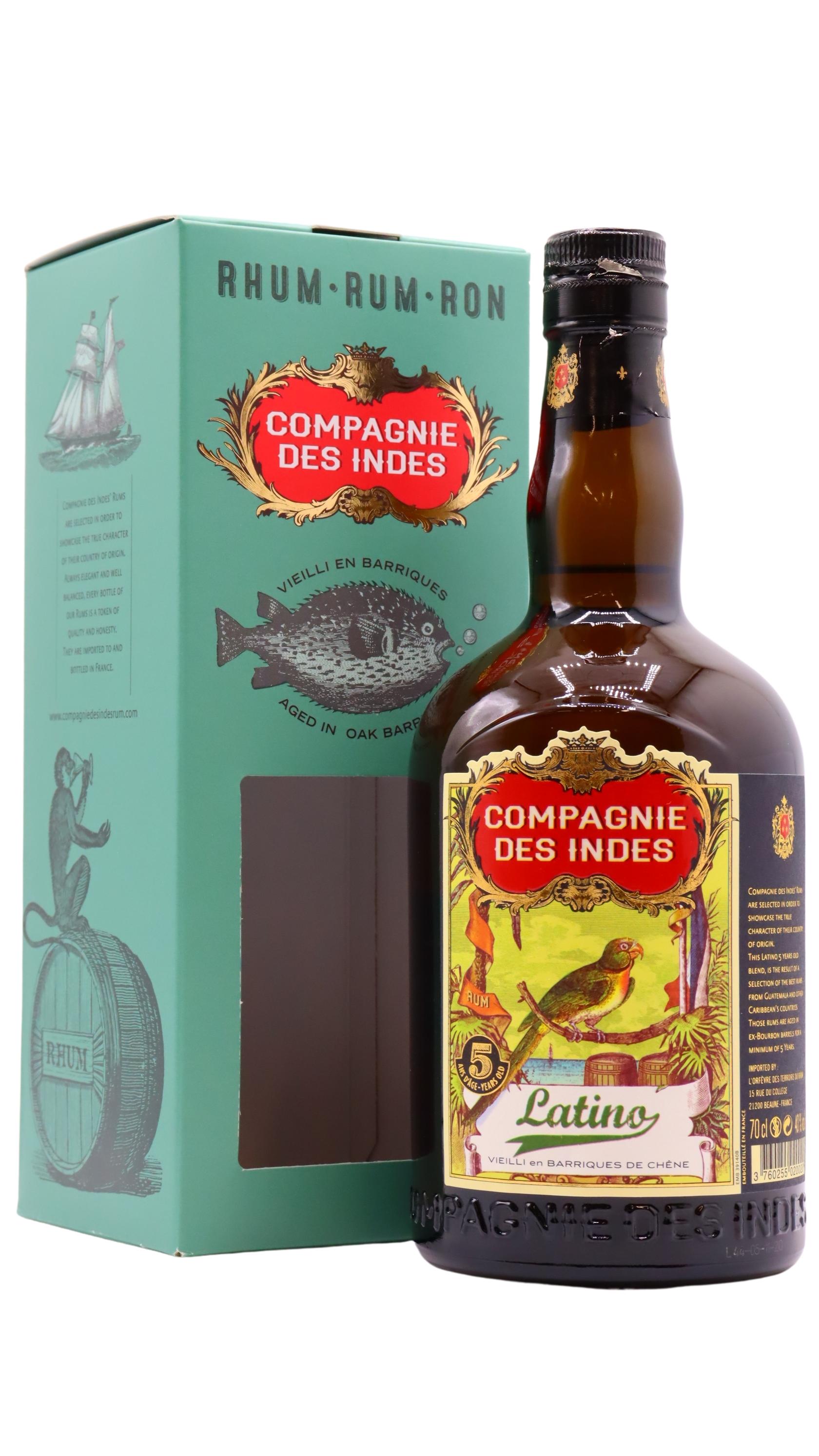 Compagnie Des Indes Blended old 5 - Rum - Liquor Bourbon Latino Store | year