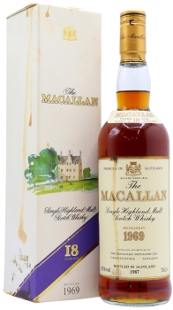 Macallan - Single Highland Malt 1969 18 year old Whisky