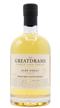 Glen Moray - Great Drams Rare Cask Series -  2012 7 year old Whisky 70CL