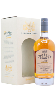 North British - Cooper's Choice - Single Bourbon Cask #238570 1987 33 year old Whisky 70CL