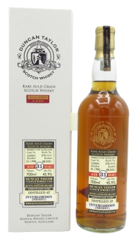 Invergordon - Rare Auld Grain - Single Cask #520004 1990 31 year old Whisky 70CL