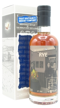 Distillery 291 - That Boutique-y Rye Company - Batch #1 Rye Whiskey 50CL