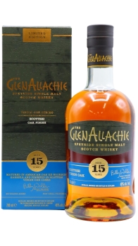 GlenAllachie - Scottish Virgin Oak Finished 15 year old Whisky 70CL