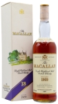 Macallan - Single Highland Malt 1969 18 year old Whisky 75CL