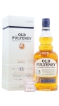 Old Pulteney - Glencairn Glass & Single Malt Scotch 12 year old Whisky 70CL