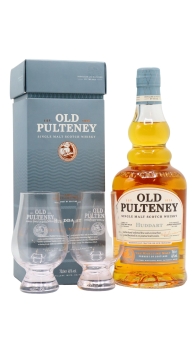 Old Pulteney - Glencairn Glasses & Huddart Whisky 70CL