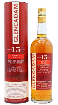 Glencadam - Reserva De Jerez - Sherry Cask Finished 2007 15 year old Whisky 70CL