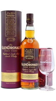 Glendronach - Copita Glass & Port Wood Whisky 70CL