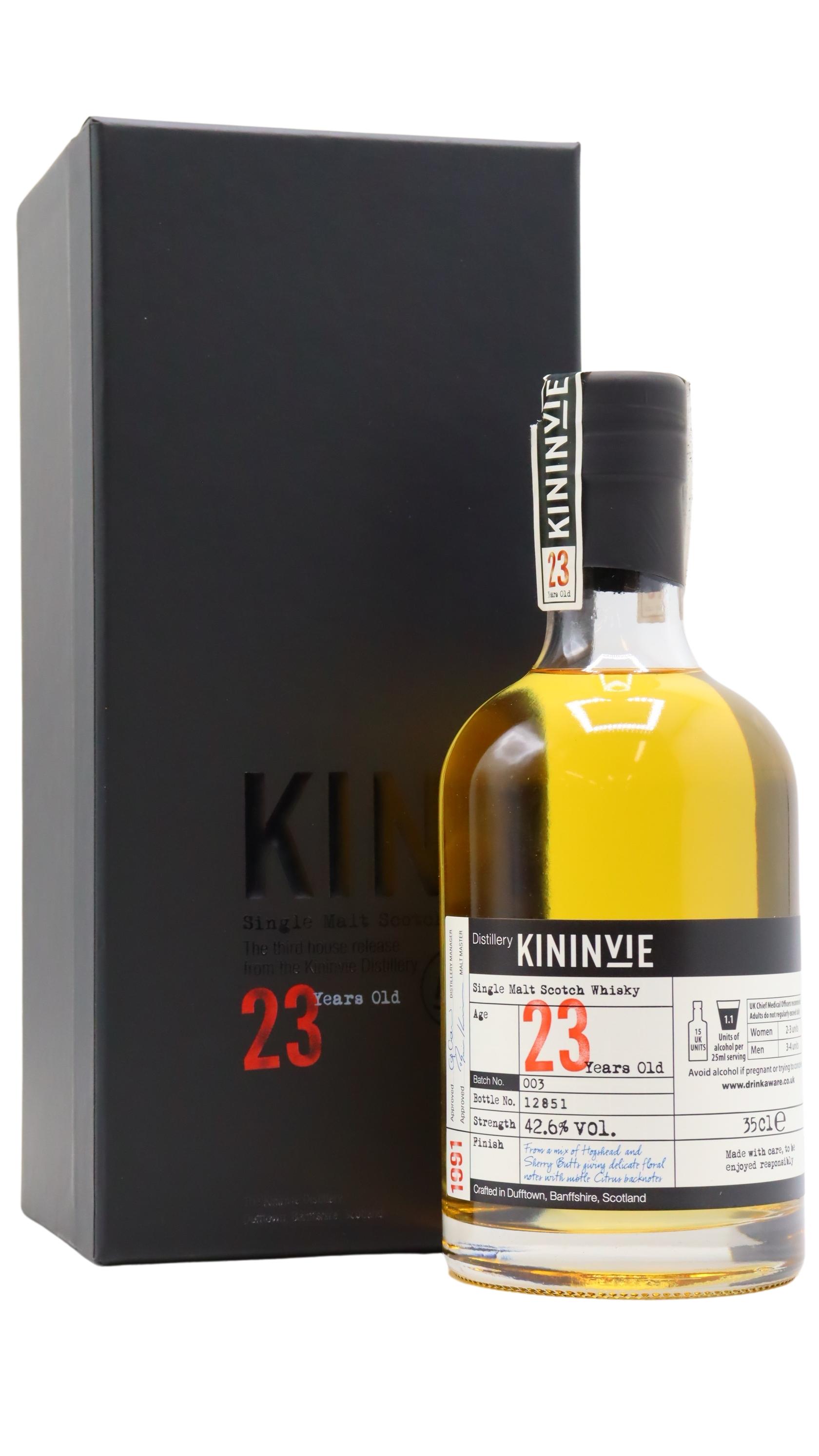 Kininvie - Batch #003 1991 23 year old Whisky 35CL | Nationwide Liquor