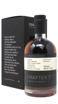 Chapter 7 - Monologue - Single Cask #16 26 year old Whisky 70CL