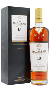 Macallan - Sherry Oak Highland Single Malt 2020 Release 18 year old Whisky 70CL