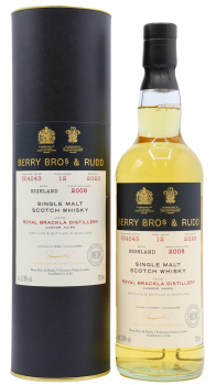 Royal Brackla - Berry Bros & Rudd - Single Cask #304043 2008 12 year old Whisky 70CL