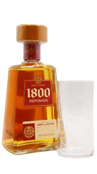 1800 - Glass & Reposado Tequila 70CL