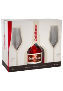 Grand Marnier Cordon Rouge (with 2 Glasses) - 750 Ml