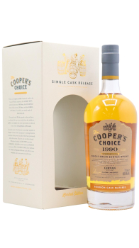 Girvan - Cooper's Choice - Single Bourbon Cask #169111 1990 30 year old Whisky 70CL