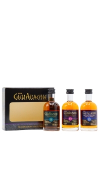 GlenAllachie - 2023 Edition Miniature Gift Pack 3 x 5cl Whisky