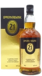 Springbank - Campbeltown Single Malt 2021 Edition 21 year old Whisky 70CL