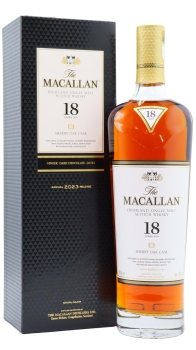 Macallan - Sherry Oak Highland Single Malt 2023 Release 18 year old Whisky 70CL