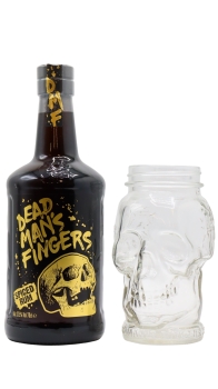 Dead Man's Fingers - Skull Glass & Spiced Rum 70CL