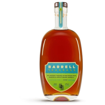 Barrell Seagrass Whiskey Rye Finished In Rum & Brandy Barrles Kentucky 750ml