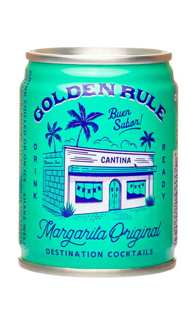 Golden Rule Margarita Cocktails 4x100ml Cans | Whisky Liquor Store