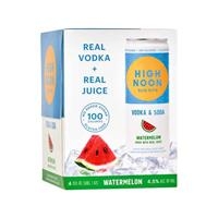 High Noon Sun Sips Vodka & Soda Watermelon 4x355 Ml Can