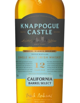 Knappogue Castle Whiskey Single Malt Irish California Barrel Select 12yr 750ml