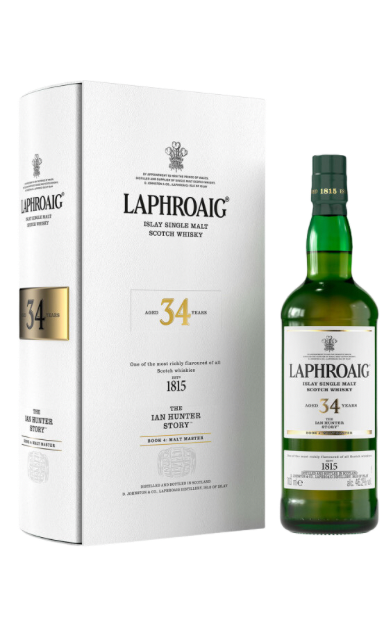 Laphroaig - The Ian Hunter Story Book 4 34 Year Single Malt Scotch (750ml)