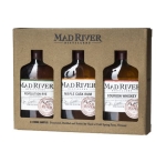 Mad River Distillery Sampler Bourbon, Revolution Rye, And Maple Cask Rum 3x200ml