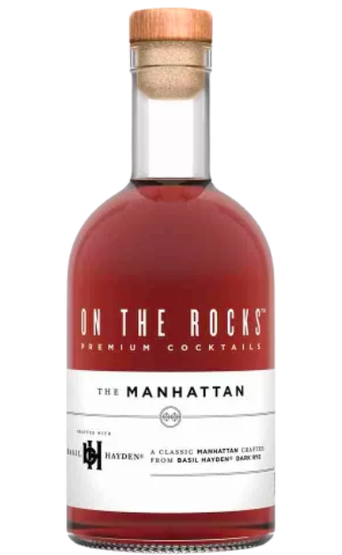 Otr On The Rocks Cocktail Manhattan With Basil Hayden Dark Rye