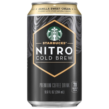 Starbucks Nitro Cold Brew Vanila Sweet Cream Premium Coffee Drink 10oz Can