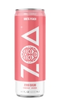 Zoa Energy Drink White Peach Zero Sugar 12oz Can