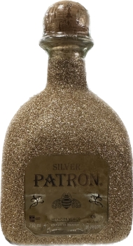 Patron Tequila Silver W/ Glitter Design 750ml