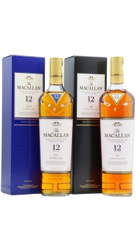 Macallan - Sherry & Double Cask 12 Year Old Bundle 2 x 70cl Whisky