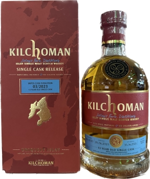 Kilchoman Scotch Single Malt Single Cask Release Impex Cask Evolution 03/2023 Islay 13yr 750ml