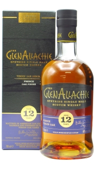 GlenAllachie - Virgin Oak Series - French Oak Wood Finish 12 year old Whisky 70CL