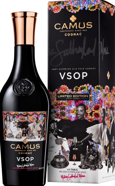 Camus Cognac Vsop Melissa Sutherland Moss Artist Series Limited Edition  France 700ml