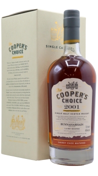 Bunnahabhain - Cooper's Choice - Single Sherry Cask #1428 2001 14 year old Whisky 70CL