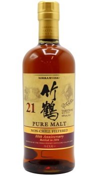 Nikka - 80th Anniversary Pure Malt 21 year old Whisky 70CL