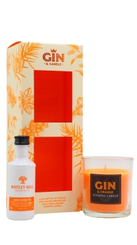 Whitley Neill - Scented Candle & Blood Orange Miniature Gift Pack Gin 5CL