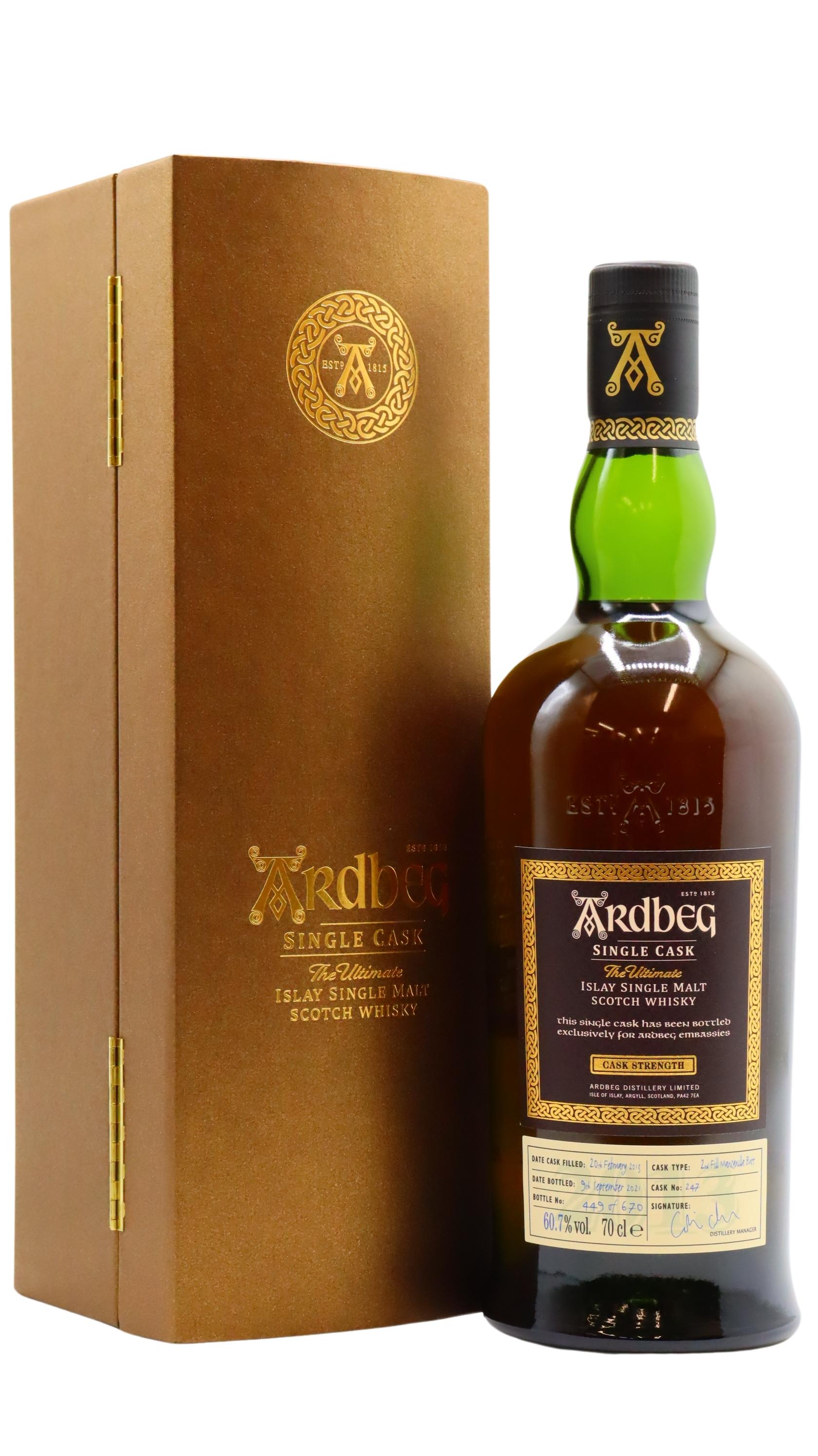 Ardbeg - Embassy Exclusive Single Cask #247 2013 8 year old Whisky | Whisky  Liquor Store