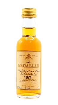 Macallan - Single Highland Malt Miniature 1971 18 year old Whisky