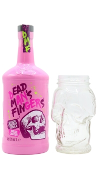 Dead Man's Fingers - Skull Glass & Black Cherry Tequila Cream (1 Litre) Liqueur