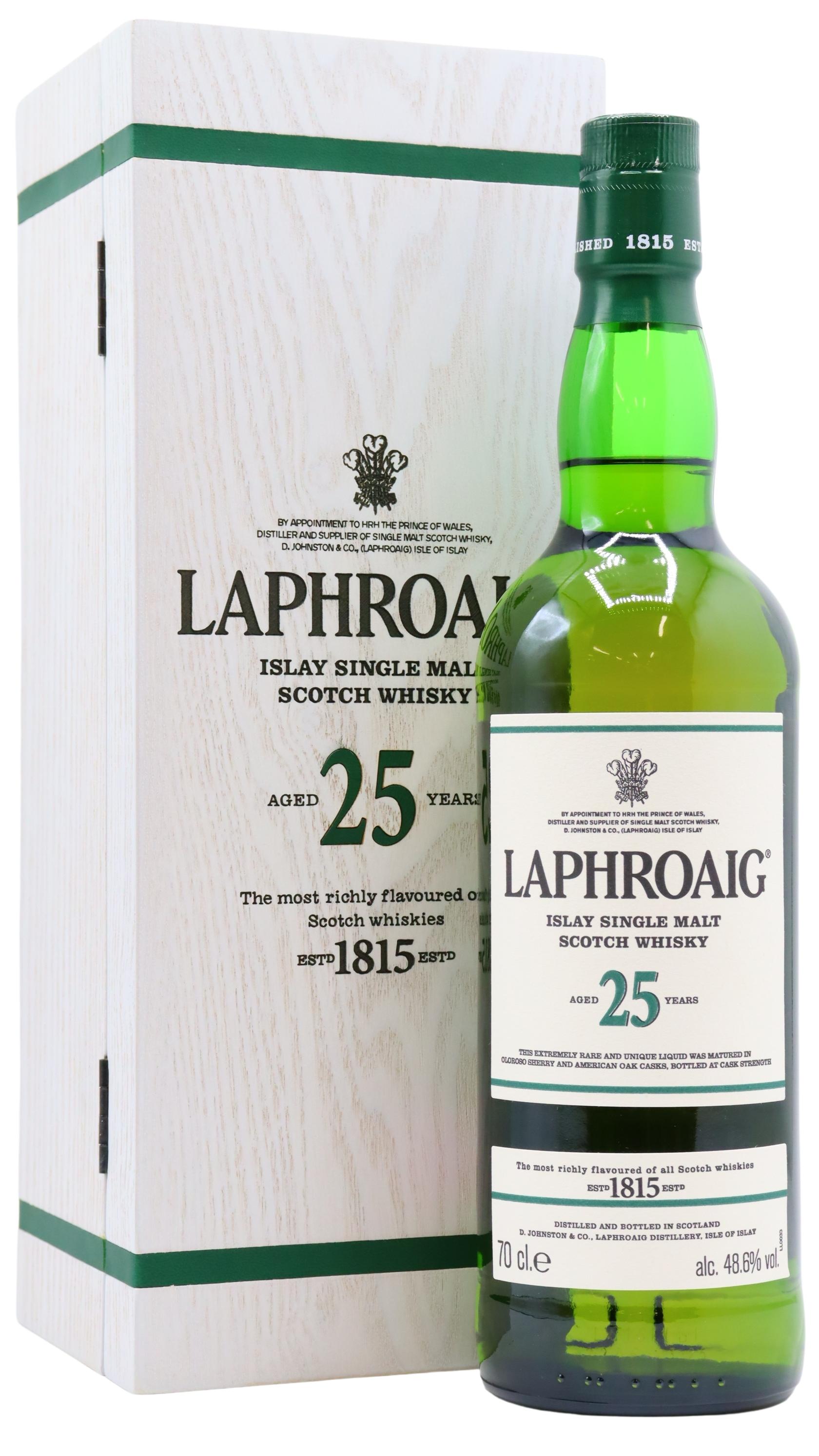 Buy Laphroaig 25 YO cask strength Online- The Single Malt Shop