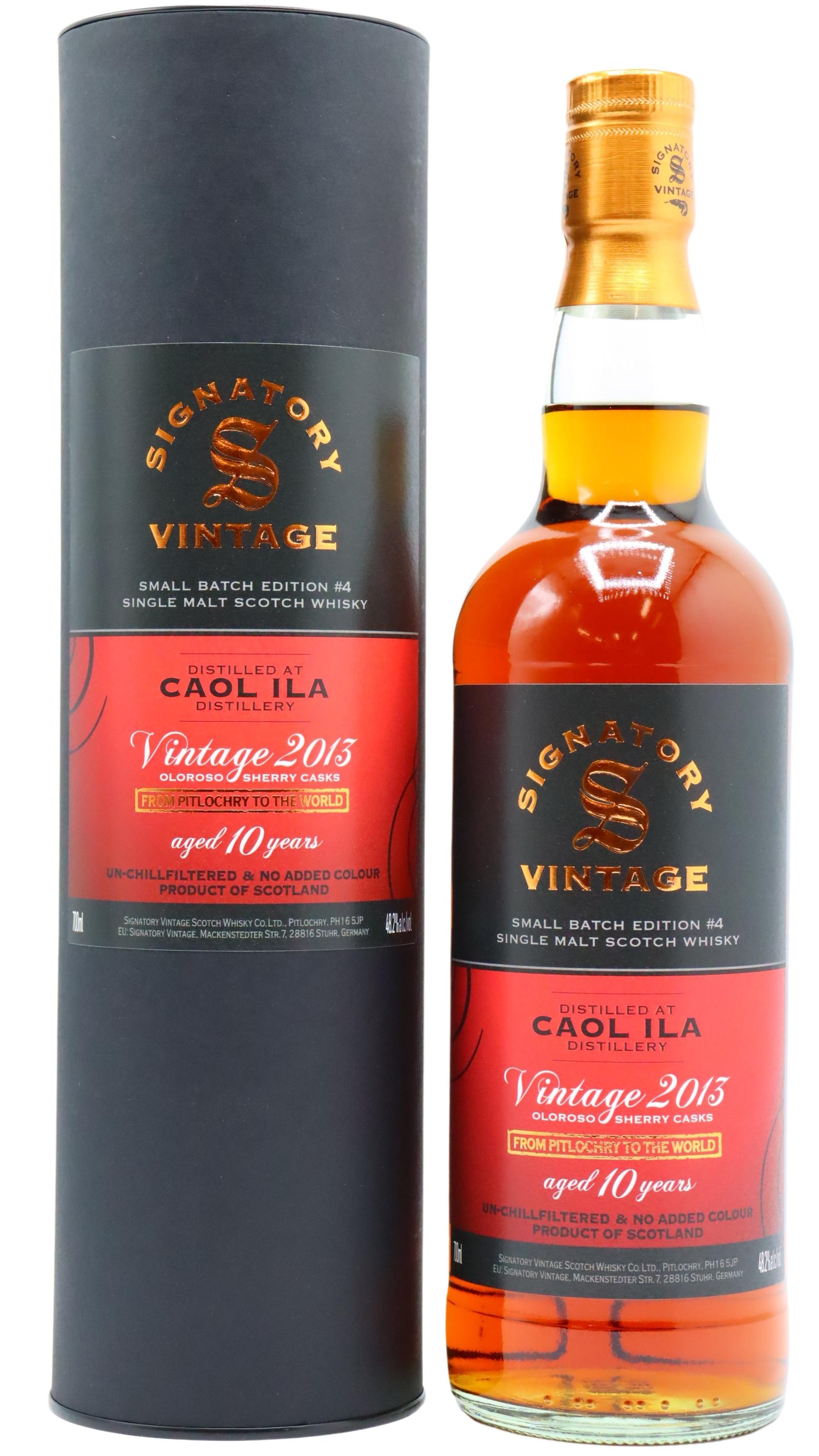 Caol Ila 10 Year Old 2013 Small Batch Edition #4 (2023) - The Whisky Barrel