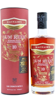 MacNairs - Lum Reek - Cask Strength Batch #3 10 year old Whisky