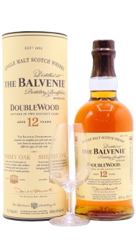 Balvenie - Tasting Glass & DoubleWood Single Malt 12 year old Whisky