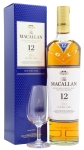 Macallan - Tasting Glass & Double Cask 12 year old Whisky 70CL