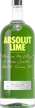 Absolut Lime Flavored Vodka 1.75L